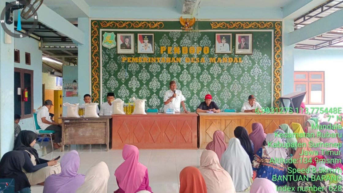 Penyaluran Bantuan Pemerintah Desa Mandala